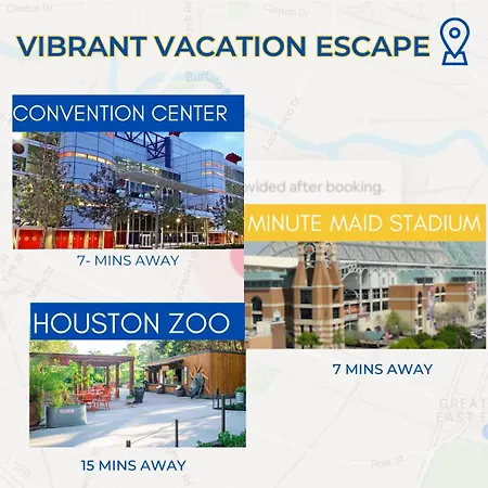 Vibrant Vacation Escape With Fast Wifi And King Bed Close To Downtown Houston! Exterior foto